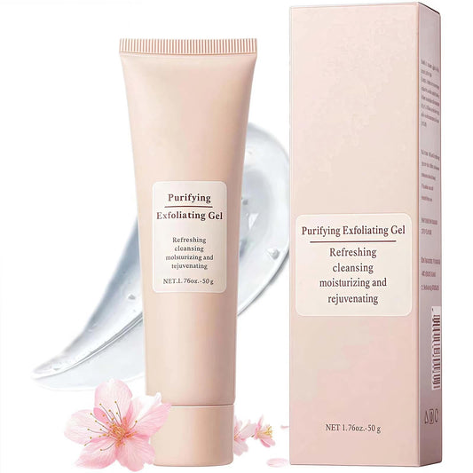 Beauthink Purifying Exfoliating Gel - Face Exfoliator Gel, Facial Exfoliator Gentle Peeling Face, Peels Away Dead Skin Scrub, Ideal For All Skin Types Deep Cleansing Moisturizing, Soothe Purify Facial 1PCS