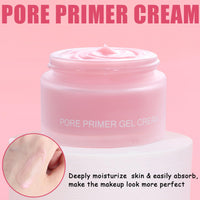 DMQ Water Based Primer,2PCS Invisible Pore Face Primer,Hydrating Makeup Primer for Dry Skin,Primer Foundation Base,Colour Corrector & Smooth Skin Tone,Primer Skin Moisturizer,Pore Minimizer Primer-2PCS