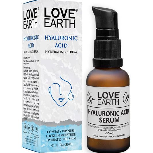 Generic Hyaluronic Acid Serum With Organic Aloe Vera & Essential Oils For Moisturised, Nourished & Hydrated Skin 30 ML