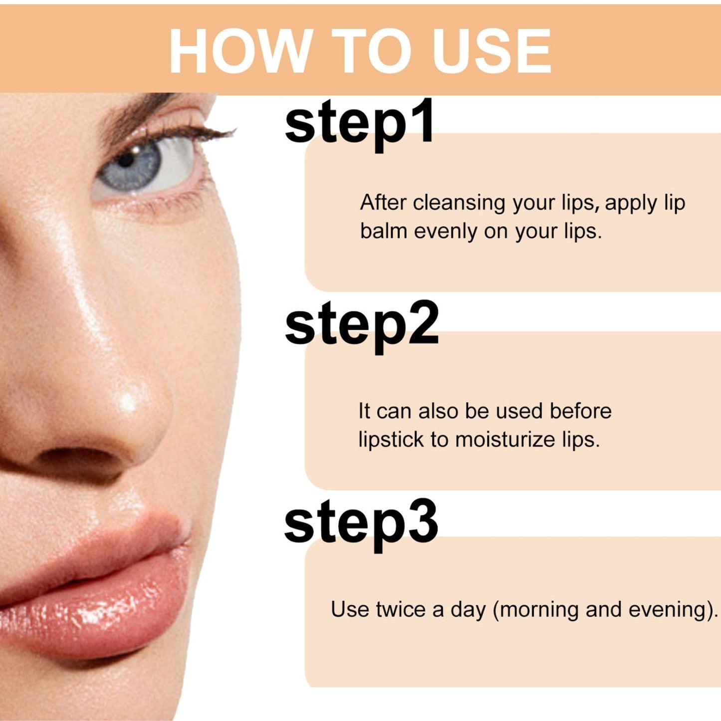 IZBEAUVO Turmeric Lip Balm Stick, Turmeric Hydrating Lip Balm, Lip Lightening For Dark Lips, Lip Pigmentation, Lip Balm, Long Lasting Moisturizing Lip Care Cream for Dry Lips & Cracked Lips