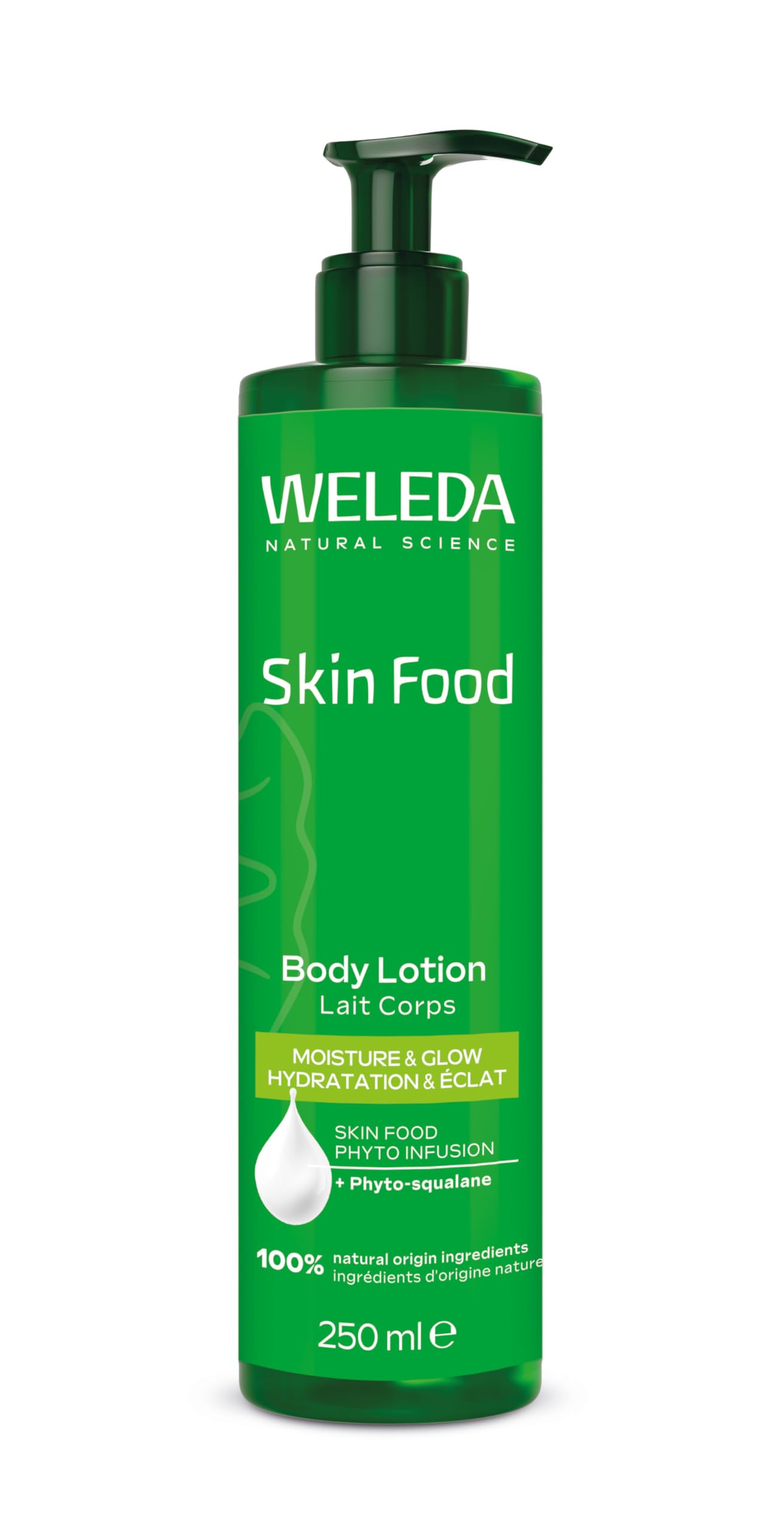 Weleda Skin Food Body Lotion, Dry Skin Body Moisturiser with Phyto-Squalan, Moisturising Cream For Men & Women, 100% Certified Natural, Organic, Vegan, 250ml