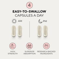 Inspiriko Multi Collagen Supplements for Women - Type I, II, III, V & X Hydrolyzed Collagen Peptides - 2000mg (per 4 capsules) Marine Collagen with Hyaluronic Acid, Bovine, Egg, Cartilage Collagen & 5 Vitamins
