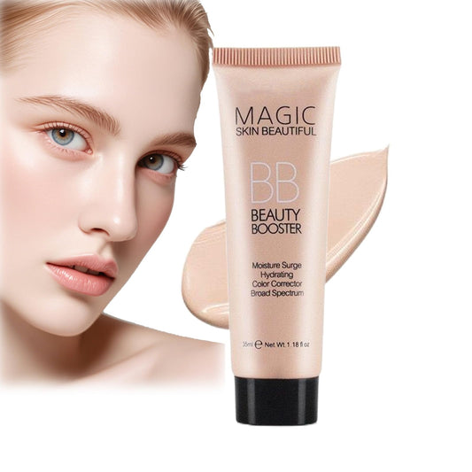 QUIWEN BB Cream Foundation, Hydrating Full Coverage Foundation & Concealer, Waterproof Long Lasting Color Correcting Tinted Cream for All Skin Types, Oil Control Hide Pores and Acne Marks Face Makeup