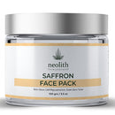 Neolith Saffron Face Pack | Skin Brightening clay face mask for glowing skin, oil control, acne control | Organic & Natural | Hydrating clay | No harmful chemical, No paraben, No Mineral oil
