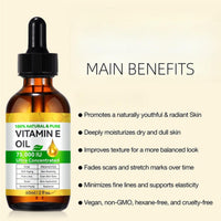 MEITREND Vitamin E Oil for Skin,Body Oil for Face,Smooth & Hydrate