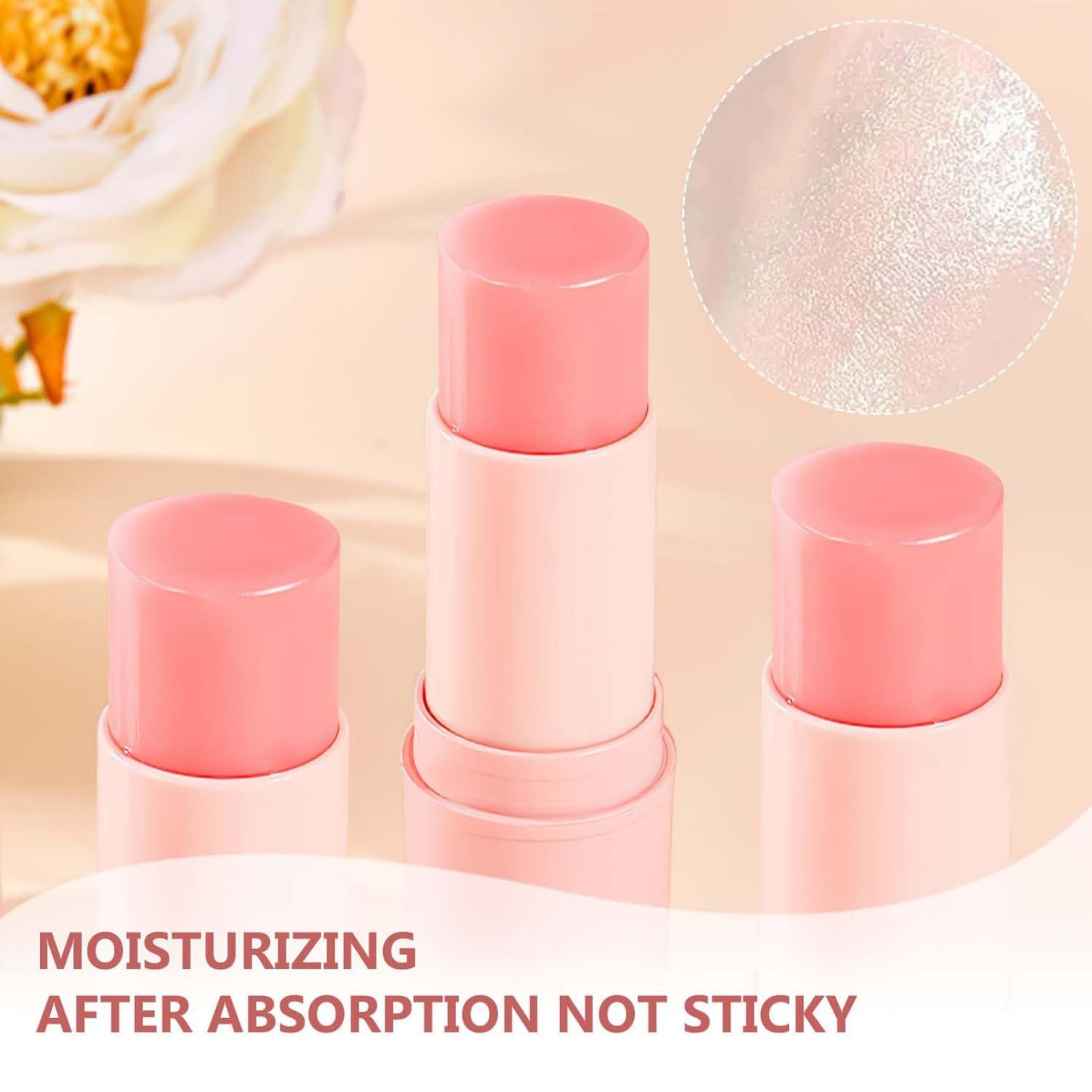 IZBEAUVO 2 PCS Anti-Wrinkle Moisturising Balm Stick, Multi Bounce Stick, Moisturizing Balm for Diminishing Face, Lip,Eye Wrinkles Dry Skin Korean Beauty Facial Moisturize for Face and Body