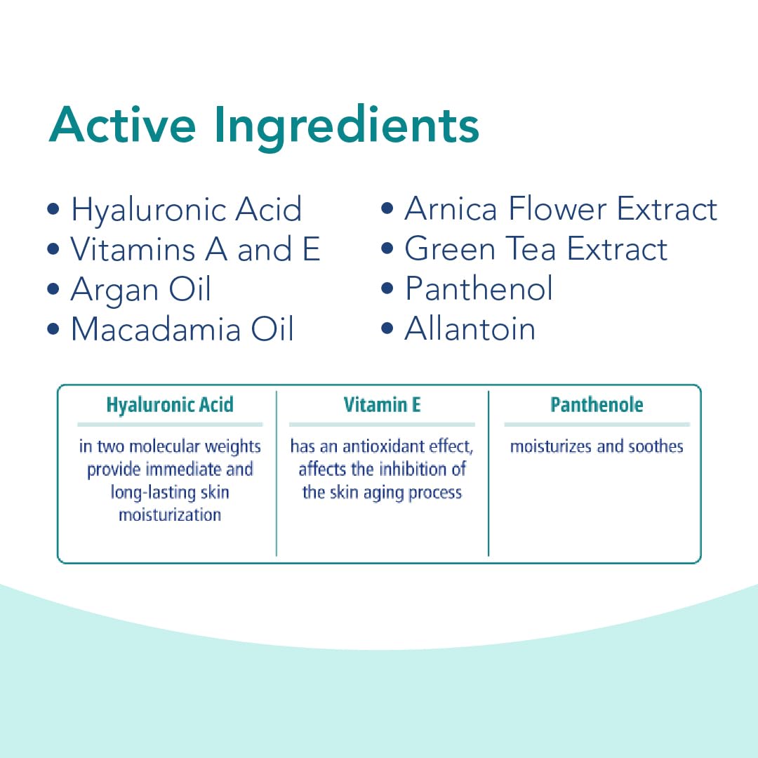 Novaclear Equalan Pharma Hydro Eye Cream 15 ml with Hyaluronic Acid, Vitamin A, Vitamin E, Argan and Macadamia Oil for Hydrating and Anti-Aging