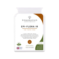 Epigenetics Epi-Flora IR | L. Casei, L. Gasseri & L. Reuteri + Chicory Root Prebiotic (Inulin) | 60 Vegan Vegetable Capsules UK Made | 2 Month Supply
