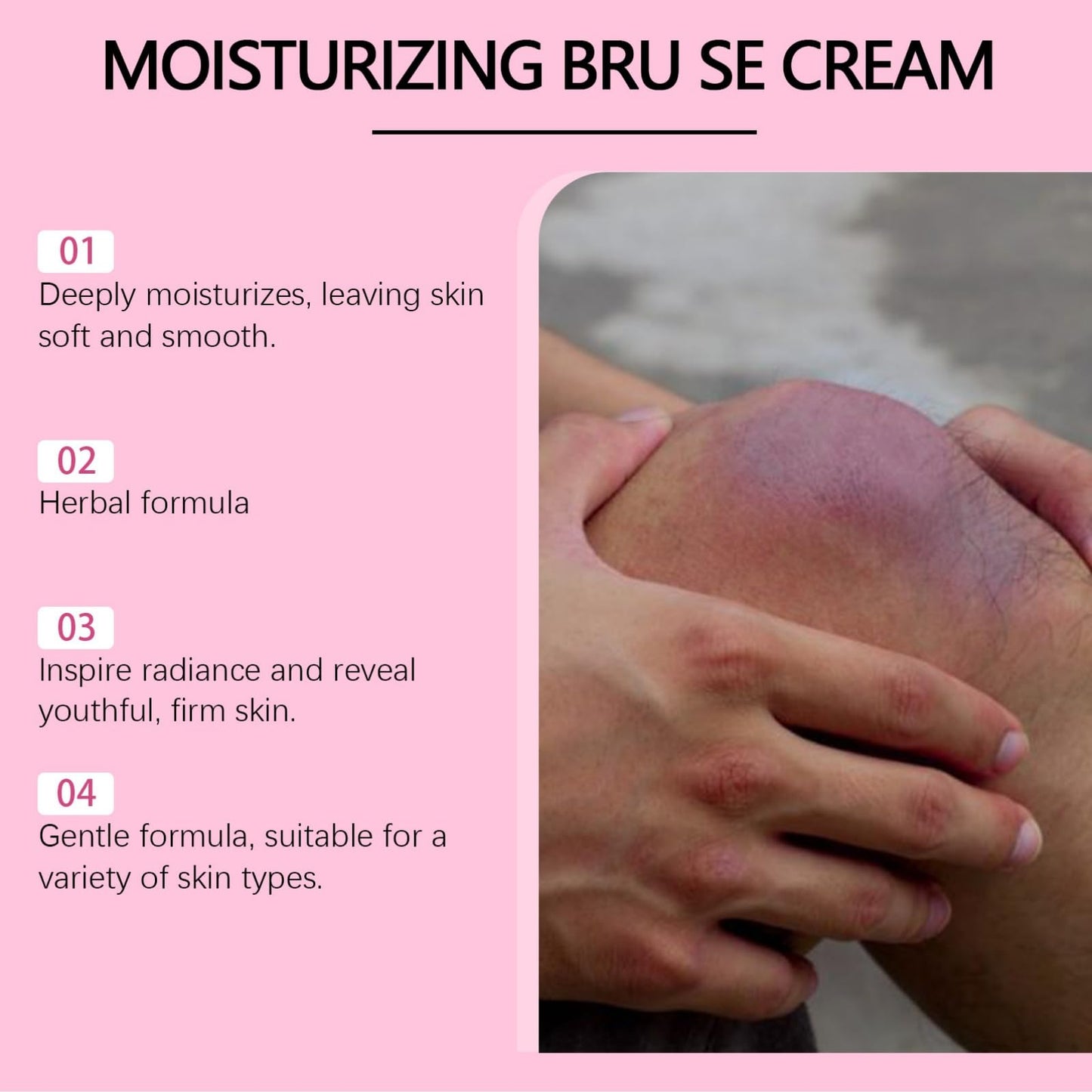 120g Moisturizing Bru/ise Cream,Dark Spot Corrector for Brui/sing,Skin Repair Cream,Arnica Cream for Brui/sing & Swelling,Moisturizing Bru/ise Formula Cre/am,Restore & Rejuvenate,Skin Relief & Repair