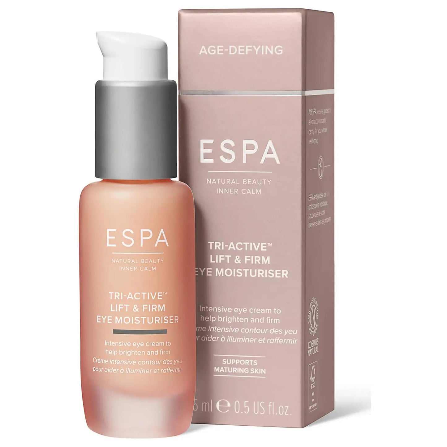 ESPA | Tri-Active™ Lift & Firm Eye Moisturiser | 15ml | Reduces fine lines, wrinkles, puffiness & eye bags