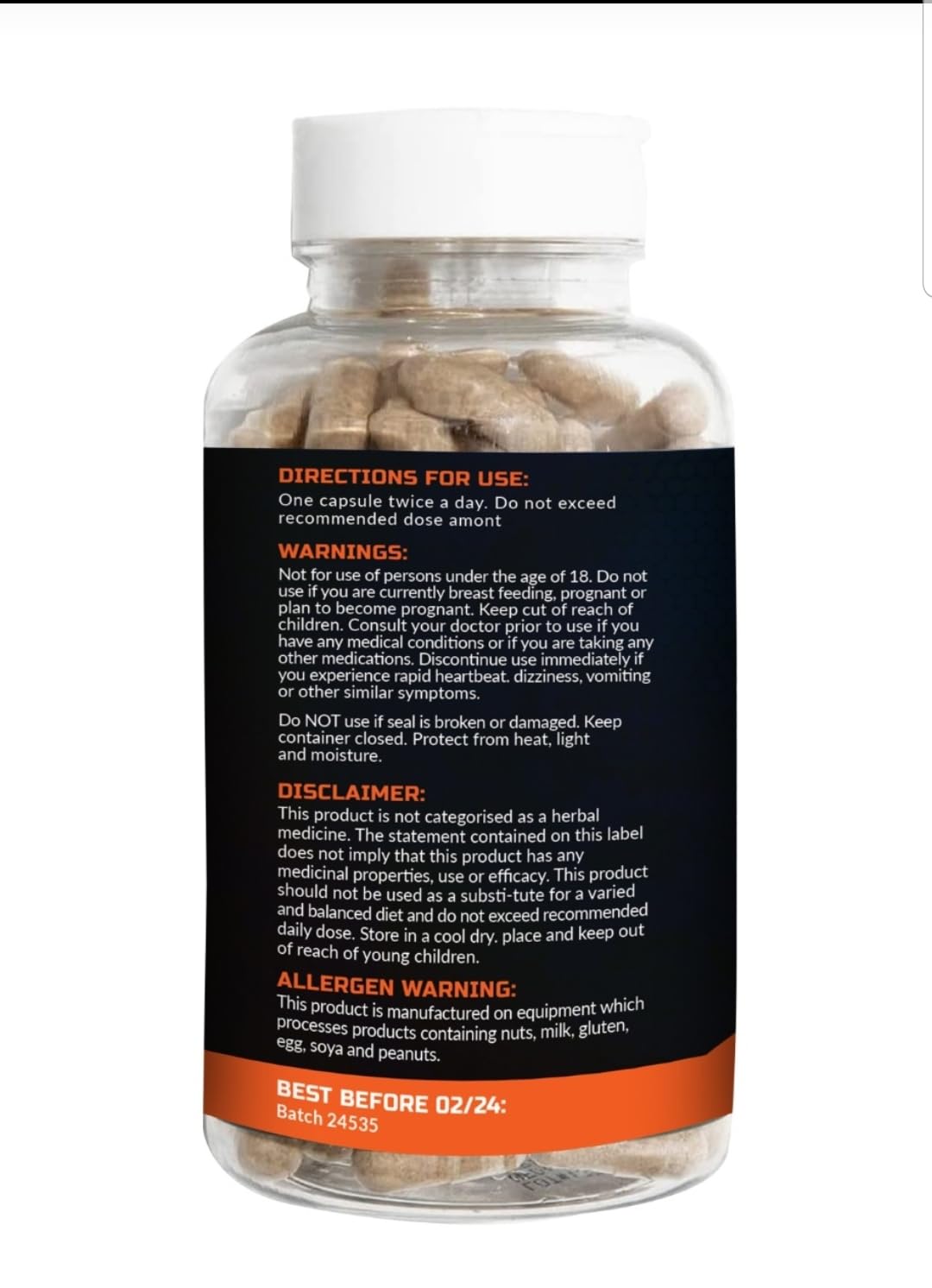 Generic Turkesterone 60 caps 500mg Daily - Natural Anabolic Supplement for Enhanced Muscle Growth and Performance- Boost Circulation, Performance & Muscle Recovery - Pure Active Ingredient
