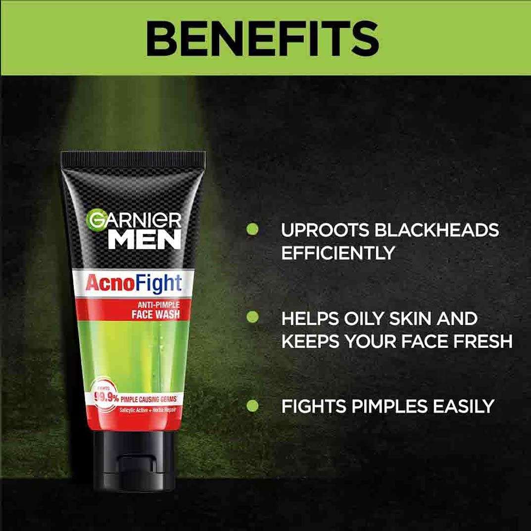 Garnier For Men Acnofight Face Wash, 50G