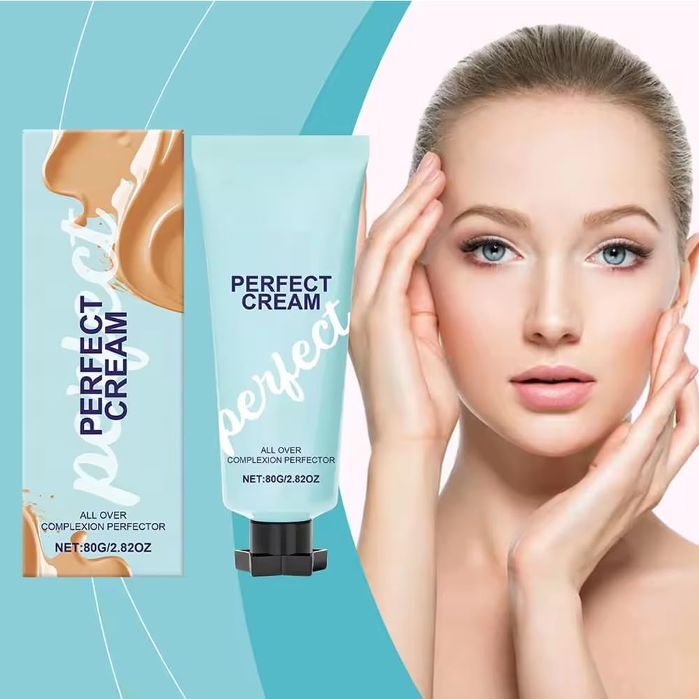 2.82Oz Concealer Cream Hydrating Full Coverage Concealer, All-Over Complexion Perfector, Long Lasting Hydrating Full Coverage Cream, Lightweight, Waterproof, Natural(2PCS)
