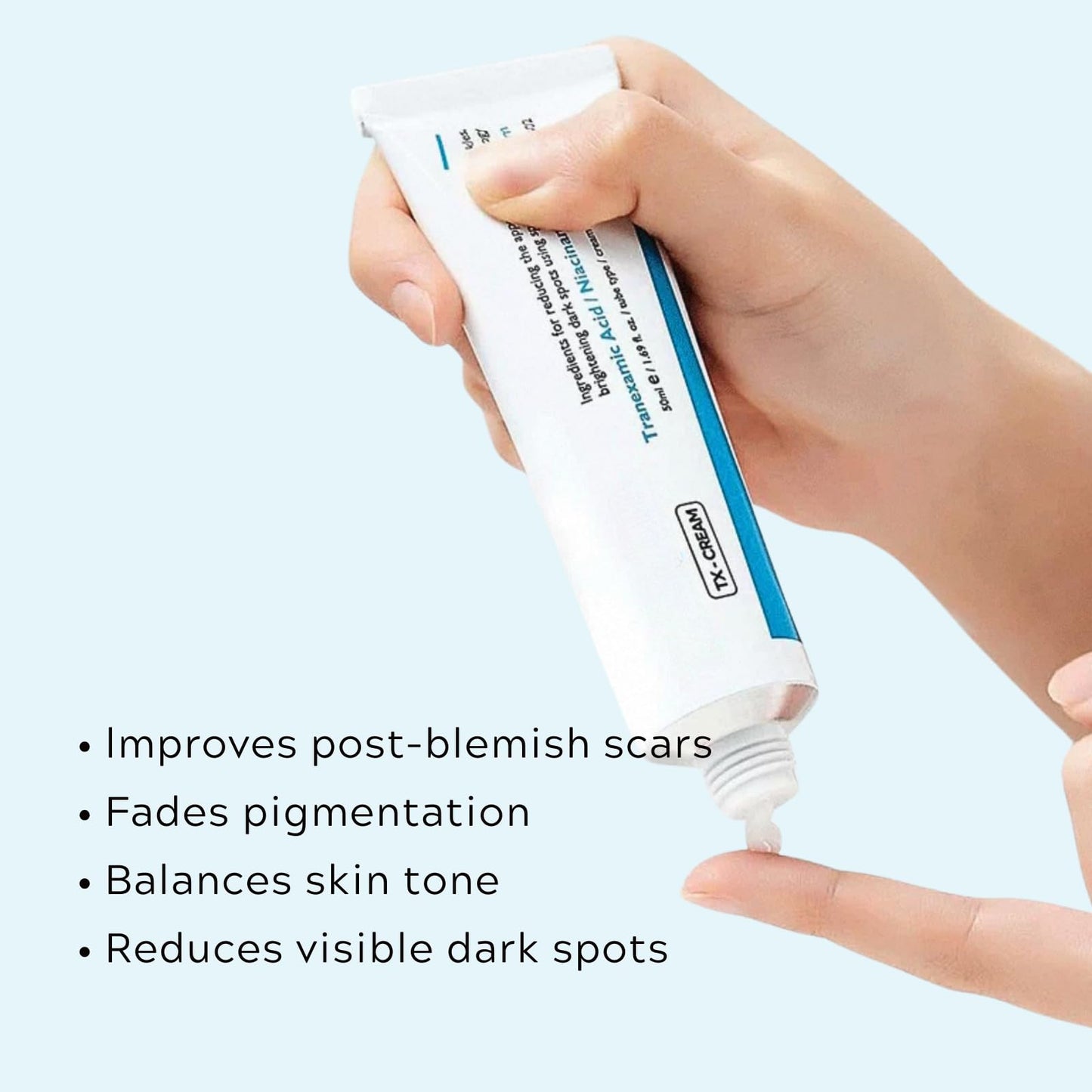 Dark Spot Remover for Face Cream, Niacinamide + Tranexamic Acid Cream for Freckles, Hyperpigmentation, Age Spots, Blemishes, Melasma, Dark Spot Cream, Korean Skin Care, 50ml