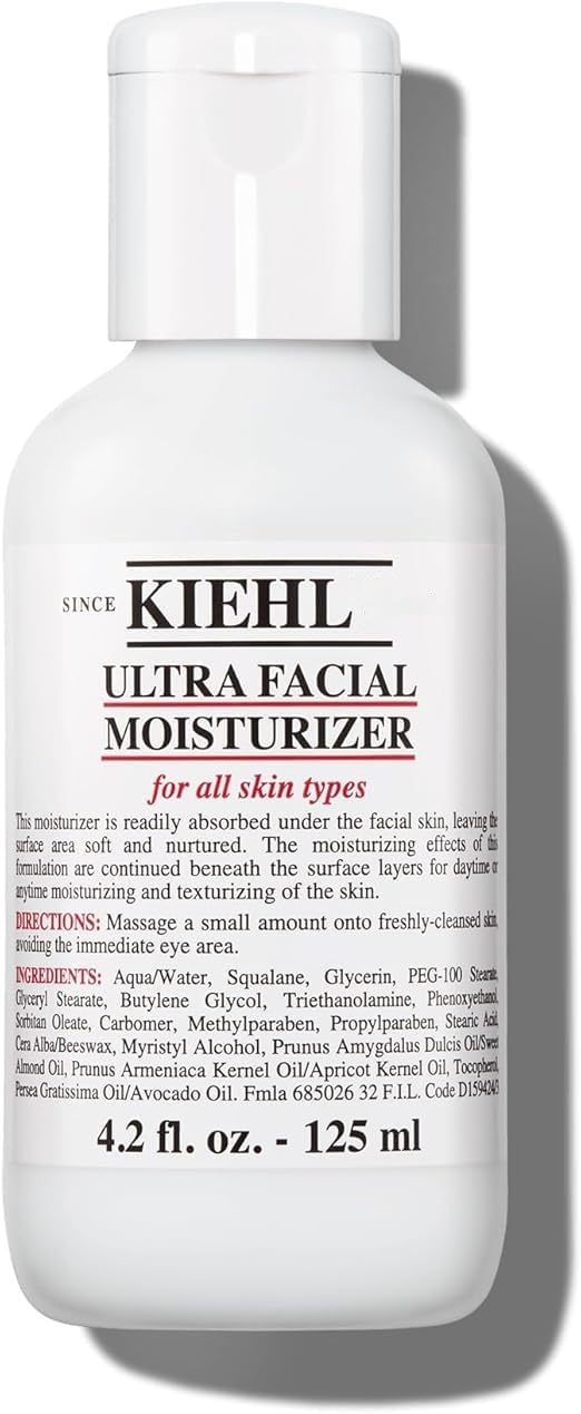 Generic K Facial Cream Moisturiser - Provides Up to 72-Hour Hydration, Instrumental Test, 29 Subjects, for All Skin Types, 125 ml