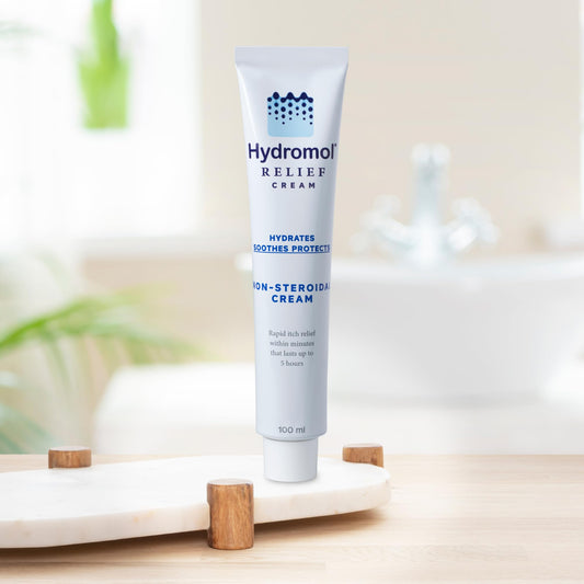 Hydromol Relief Cream, 100 ml, Eczema Cream for Adults and Children, Used to Treat Mild to Moderate Atopic Dermatitis