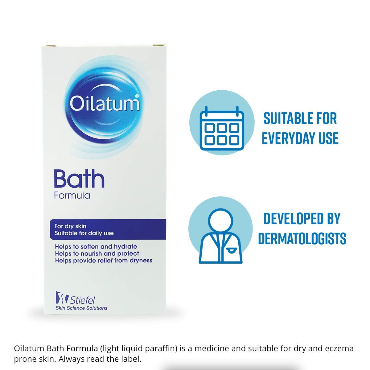 Oilatum Bath Formula Emollient Wash 300ml for Dry, Itchy and Eczema Prone Skin