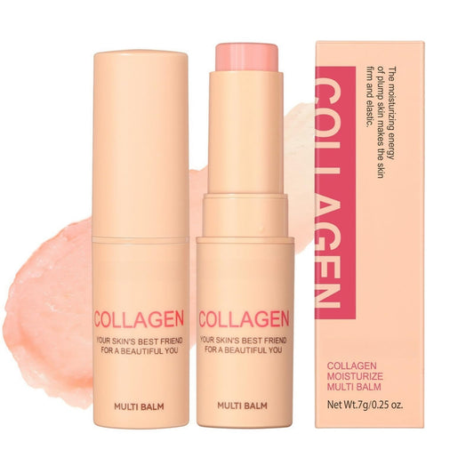 SEMECOMER Triple-Action Pure Collagen Wand: Anti-Wrinkle + Hydrating Balm for Face, Eye, Lip & Neck – Collagen-Boosting Moisturizer to Smooth Fine Lines, Revitalize Skin & Lock in Hydration, 7g