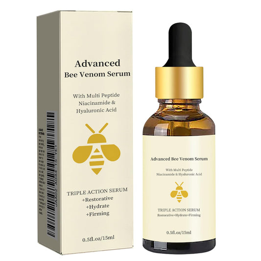 MEITREND Bee Venom Serum,Face Serum Hyaluronic Acid,Bee Venom Face Serum,Bee Venom Anti Wrinkle Face Serum,Instant Wrinkle Remover with Nicotinamide,Bee Honey Serum for Anti Aging,Hydrating & Anti Wrinkle