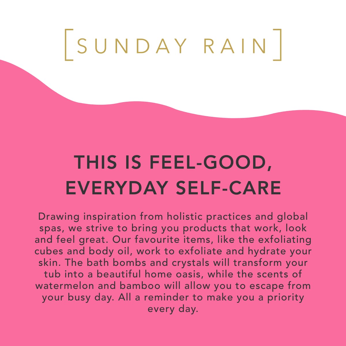 Sunday Rain Reviving and Hydrating Luxury Rose Oil Bubble Bath for Body, Vitamin A and Antioxidant Infused for Renewing and Evening Skin Tone, Fresh Rose Petals Scent, 450ml