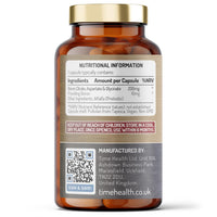 Time Health Boron - 10mg Optimal Strength - Cognitive, Osteo & Hormone Health - Capsules - UK Made Supplement - GMP - Vegan