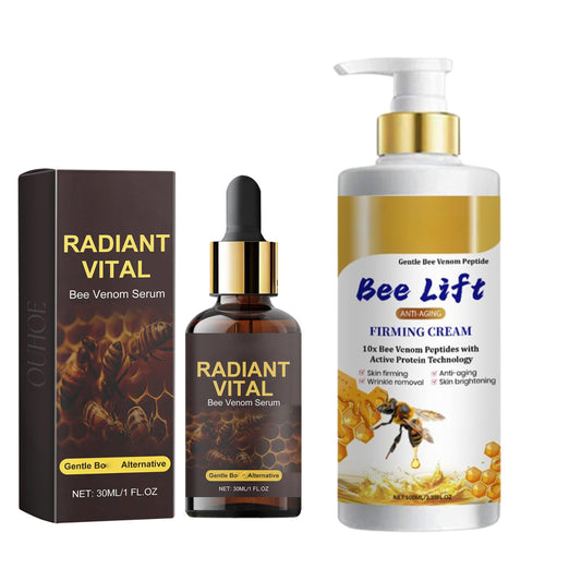 IZBEAUVO Bee Venom Body Cream Set With Face Serum