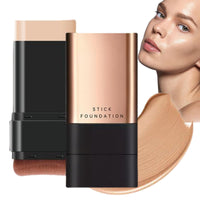Xinyig 2 in 1- Luxury Anti-Wrinkle Foundation Stick,Eraser Foundation Stick With Brush,Full Coverage Fou/ndation St/ick,Multi-Use Full Coverage,Waterproof & Long-lasting,Double-Head Flawlesss,(Natural, 02)