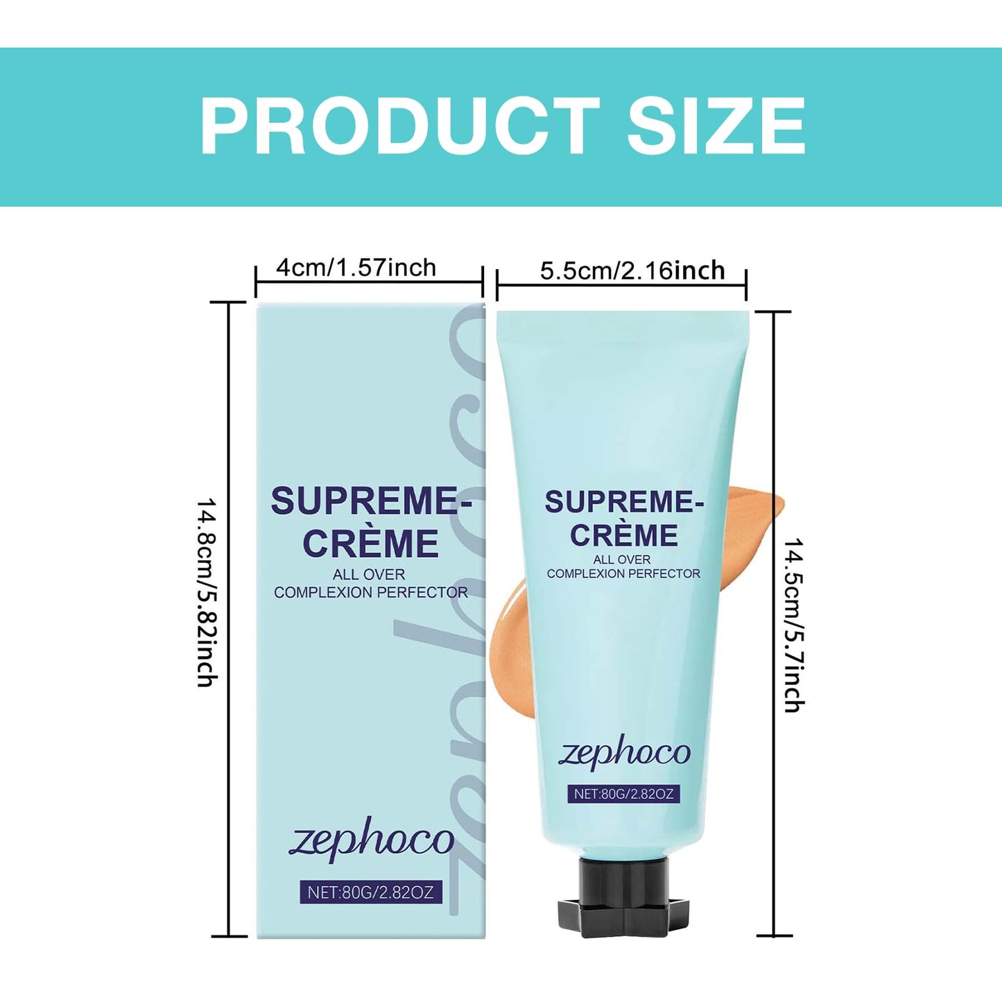 Bettinay supreme cream body makeup with Ring Palette, Waterproof Transfer Resistant Beauty Cream for Improves Uneven Skin Tone