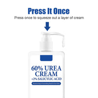 MrCuvaryas Urea Cream 60 Percent for Feet Set, Urea Foot Cream for Cracked Heels and Dry Skin, Cracked Heel Repair Cream For Feet and Hand and Body Care Hydrates, Softens & Exfoliates Women & Men