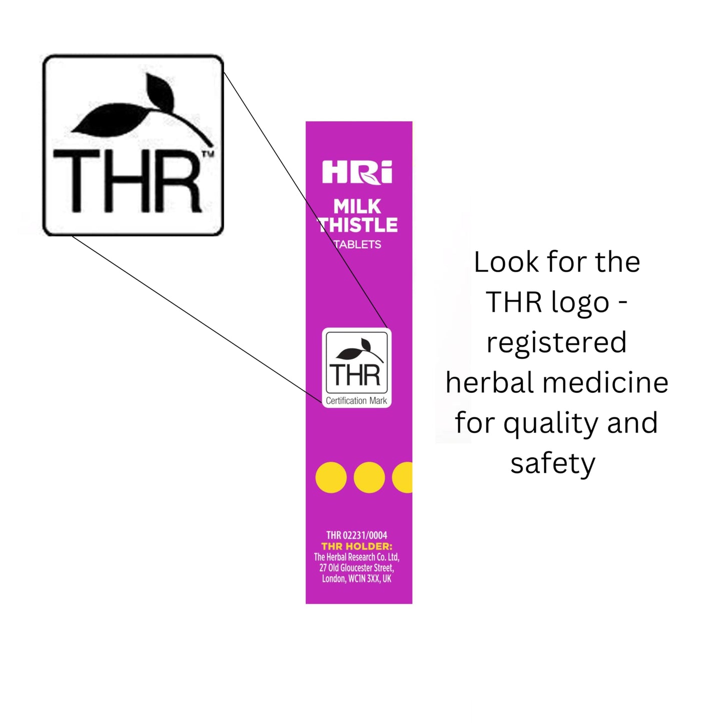 HRI Milk Thistle 30 Tablets - to Relieve Symptoms Associated with Over Indulgence of Food and Drink Such As Indigestion and Upset Stomach. 300 mg of Milk Thistle Extract. 6 Packs