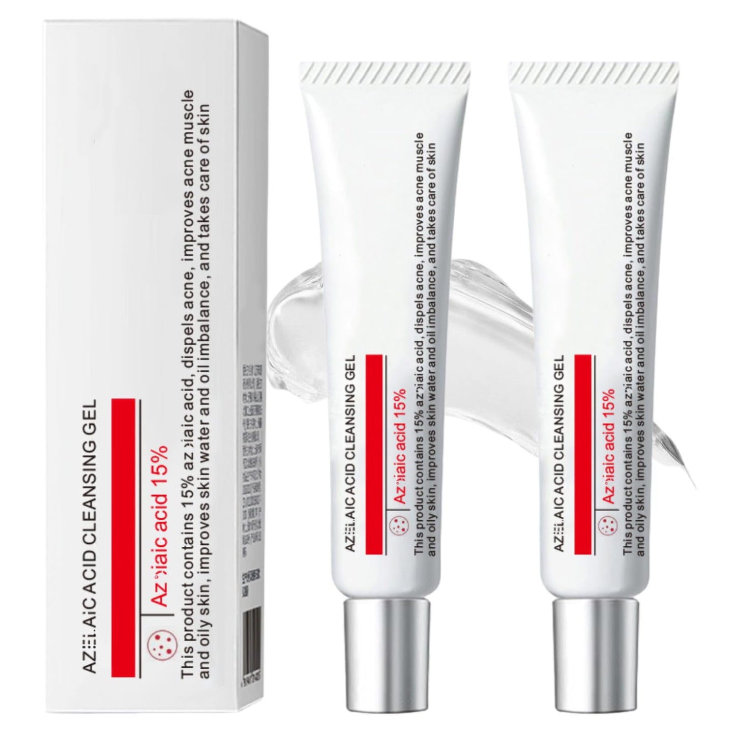 ISBEAUSOLS 2pcs Acne Tratment Face Gel 15% Acid - Spot Treatment For Face - Acne Treatment for Spot Prone Skin - Spot Gel for Women,Men,Teenager - Clean Skin,Pimple Reduce,Blackhead Remover