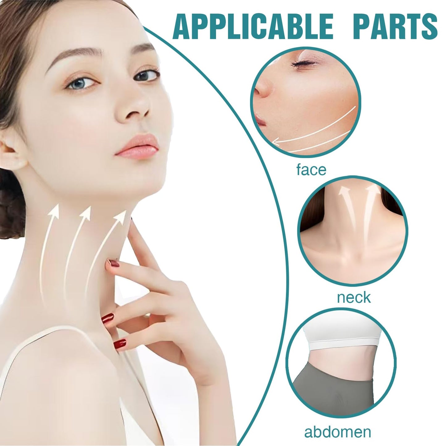 FunnAura Crepe Be Gone Body Souffle, Neck Firming Cream, Skin Tighten and Lift Neck Cream for Anti Wrinkle and Hydration