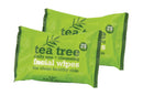 Xpel 40160 Tea Tree Daily Use Cleansing Facial Face Make Up Wipes, Pack of 50