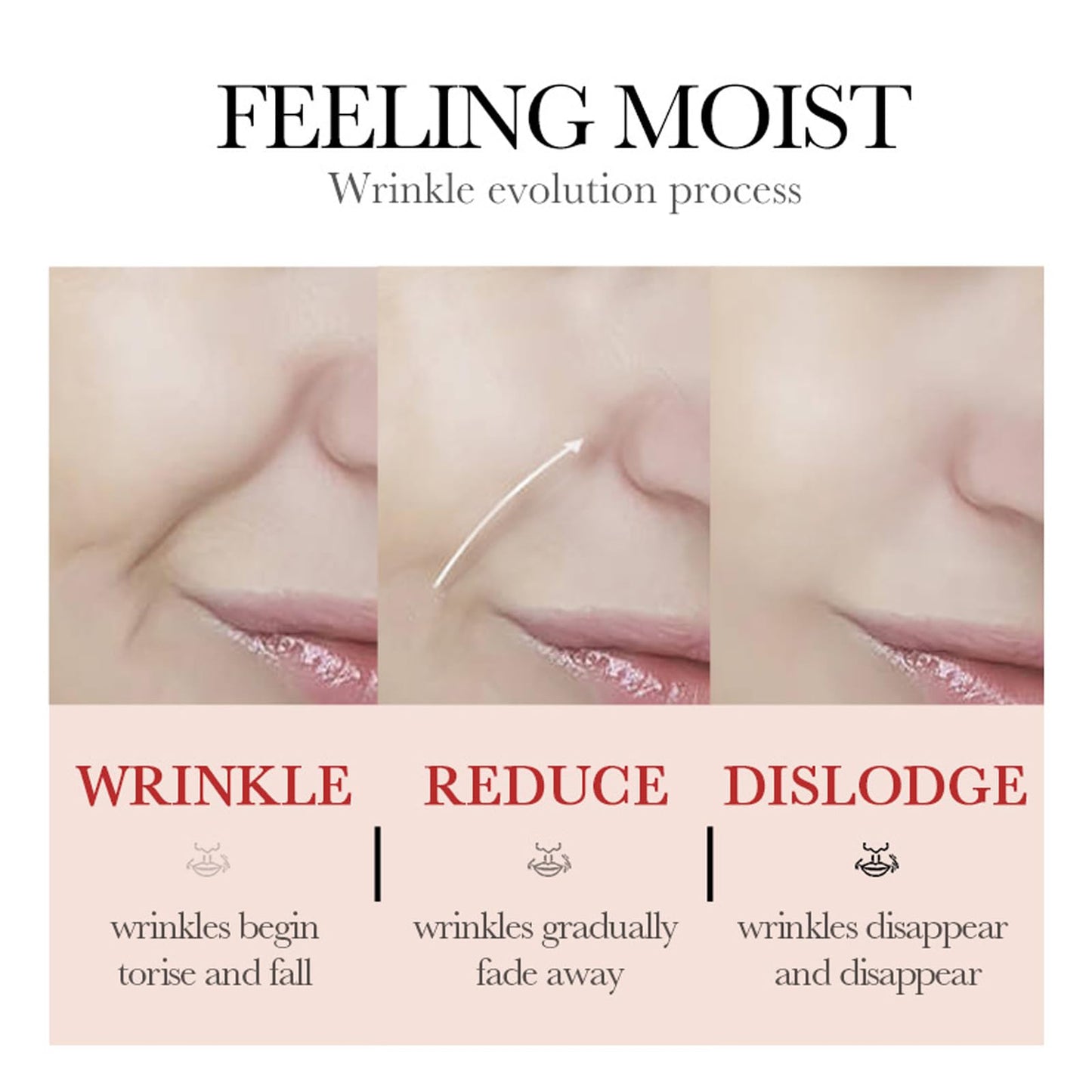Wrinkle Patches – Microcrystalline Nasolabial Folds Improvement, Anti-Aging Lift Tape for Smooth, Invisible Wrinkle Improvement. Reusable & Gentle