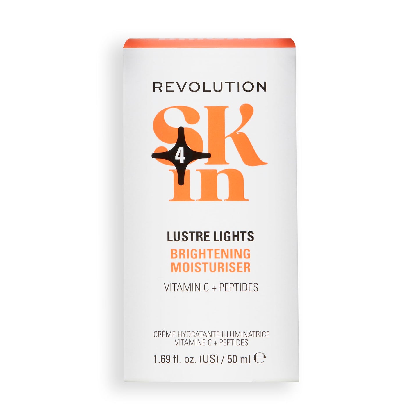 Revolution SKin, Ultimate Lights Brightening Moisturiser, 3-in-1 Illuminating Face Cream & Primer With Vitamin C, Vegan & Cruelty-Free, 50ml