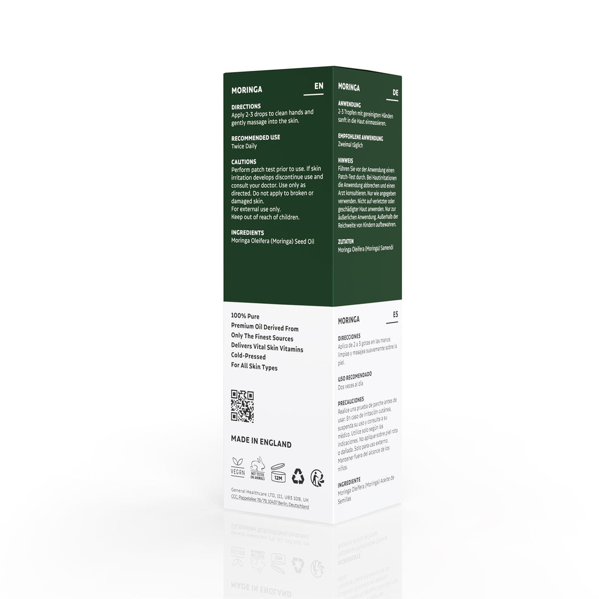 Dermavitamins 100% Pure Moringa Oil - 30ml