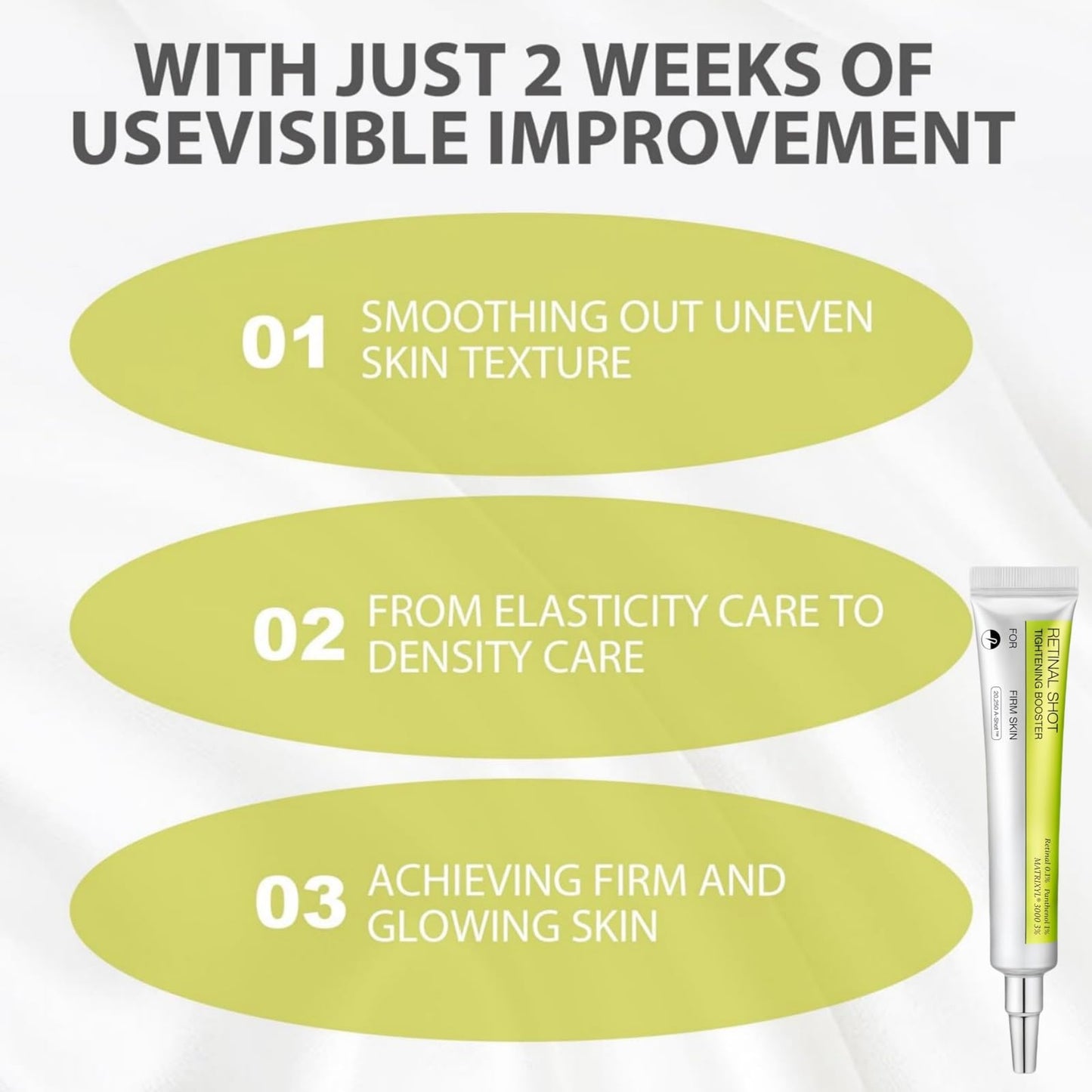 Retinal Shot Tightening Booster,Retinol Shot Tightening Serums,Retinol Serum for Face,Skin Care Booster Lotion,Hydrating Facial Serums,Skin Care Booster Lotion,Face Firming Cream,Anti Wrinkle Serum