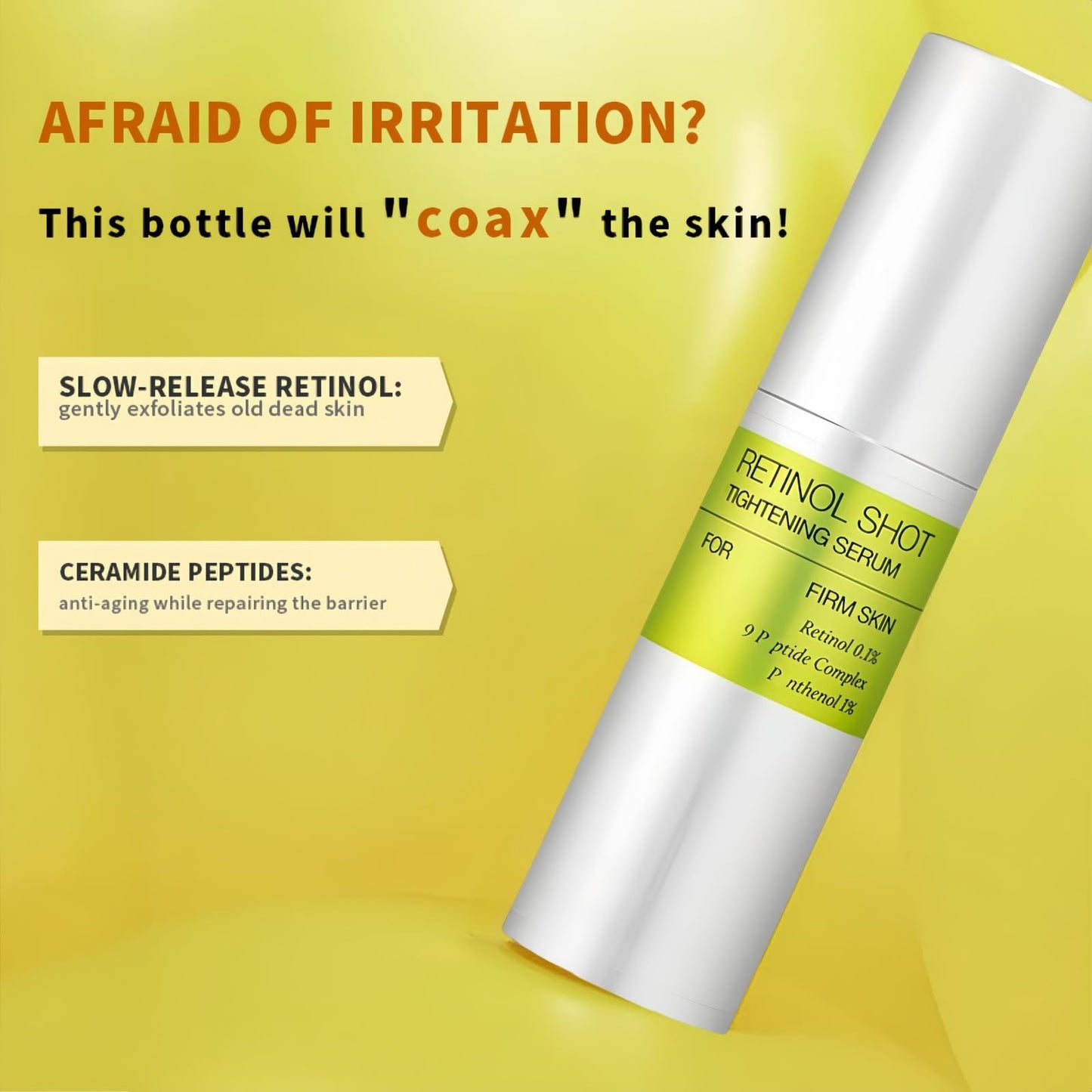 CUOFOL Retinol Youth Renewal Serum,Retinol Skin Booster Serum,Anti-Wrinkle & Pore-Tightening Ser/um,for Plump & Even Skin Tone,Pore Minimizer,Dark Spots and Elasticity,Reduces the Appearance of Wrinkles