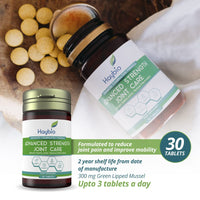 Joint Pain Relief Supplement - Joint Care Formula for Men and Women - for Hip, Knee & Back - Contains Green Lipped Mussel - Collagen - Turmeric - 30 Tabs