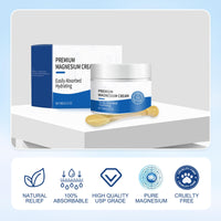 Anmahe Magnesium Butter, Magnesium Cream for Sleep, Magnesium Body Butter, Topical Magnesium Relief Cream to Aid Sleep, for Cramps and Pain, Natural Sleep Support, 90g