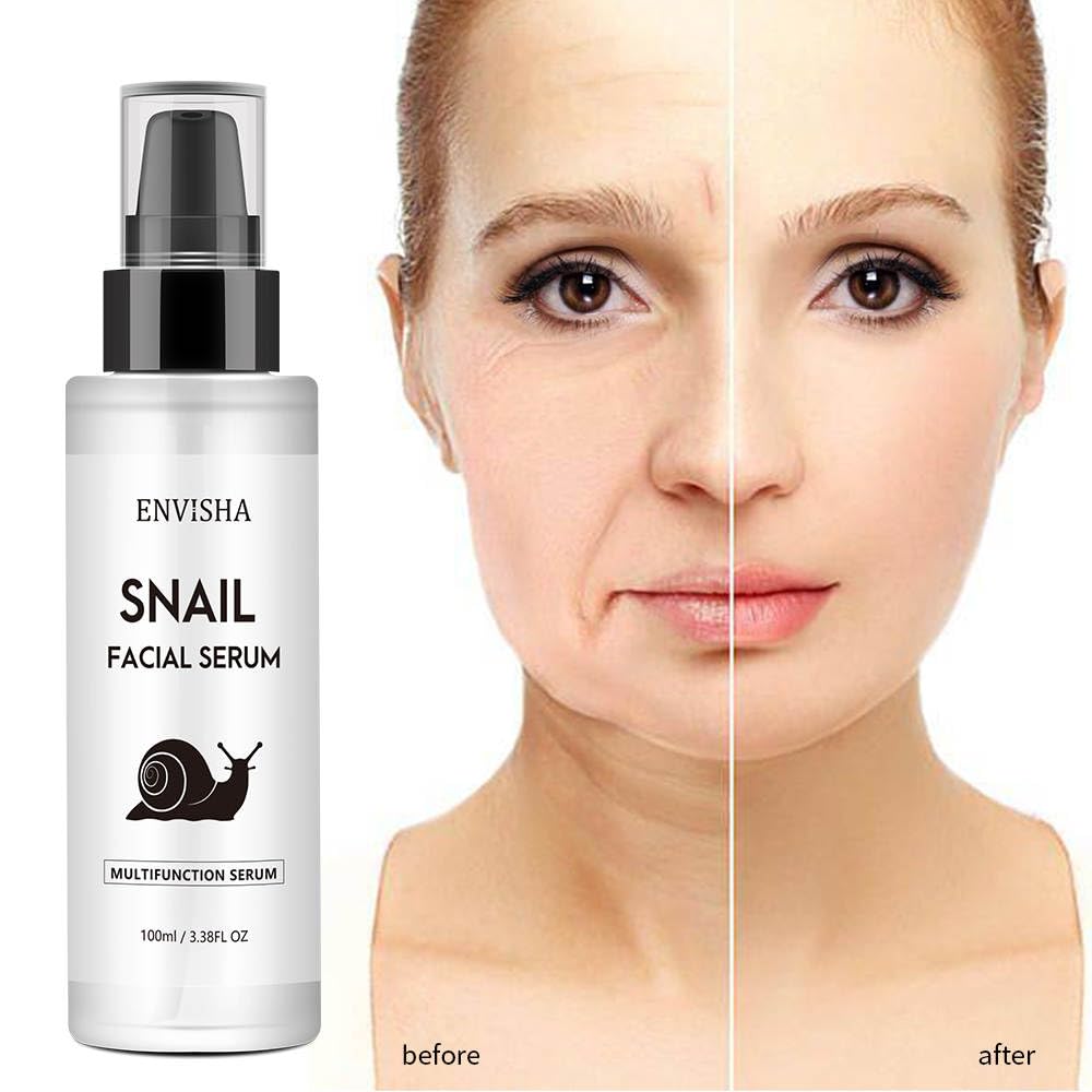Generic Snail Facial Serum, Skin Repair & Hydrating Serum, Snail Secretion Filtrate 96% & Hyaluronic acid, Cruelty Free