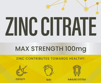 Vitmad Zinc 100mg x 180 Tablets Max Strength 300% RDA