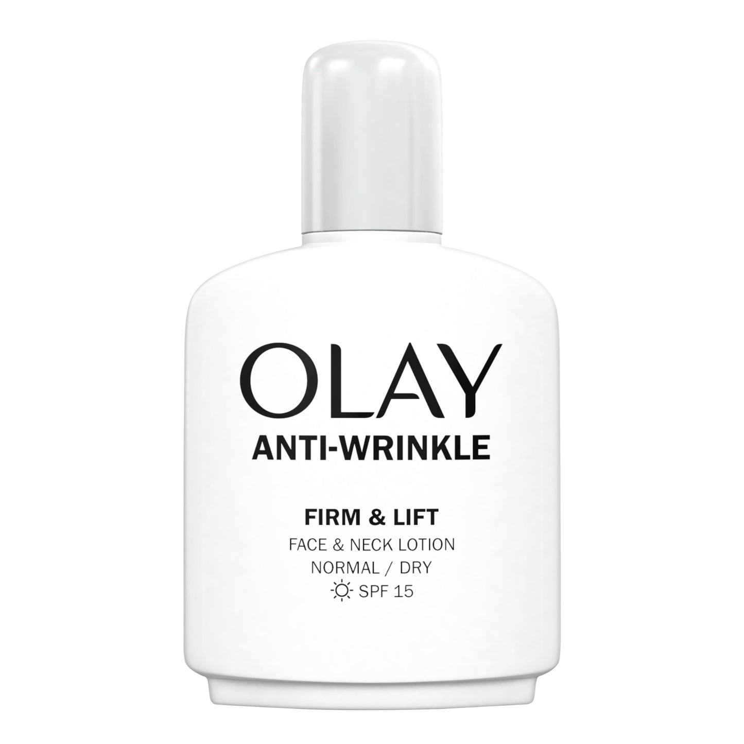 Olay Anti-Wrinkle Firm & Lift Face And Neck Lotion With SPF15, Helps Visibly Reduce Fine Lines & Wrinkles And Protects Against Premature Signs Of Ageing,100ml