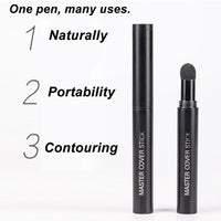 Generic Root Cover Up Powder for Hairline, Hair Root Touch Up, Black Hair Powder for Gray Hair Coverage, Beard and Hairline Repair for Men and Women, Long-Lasting Hair Concealer Stick, Portable Design