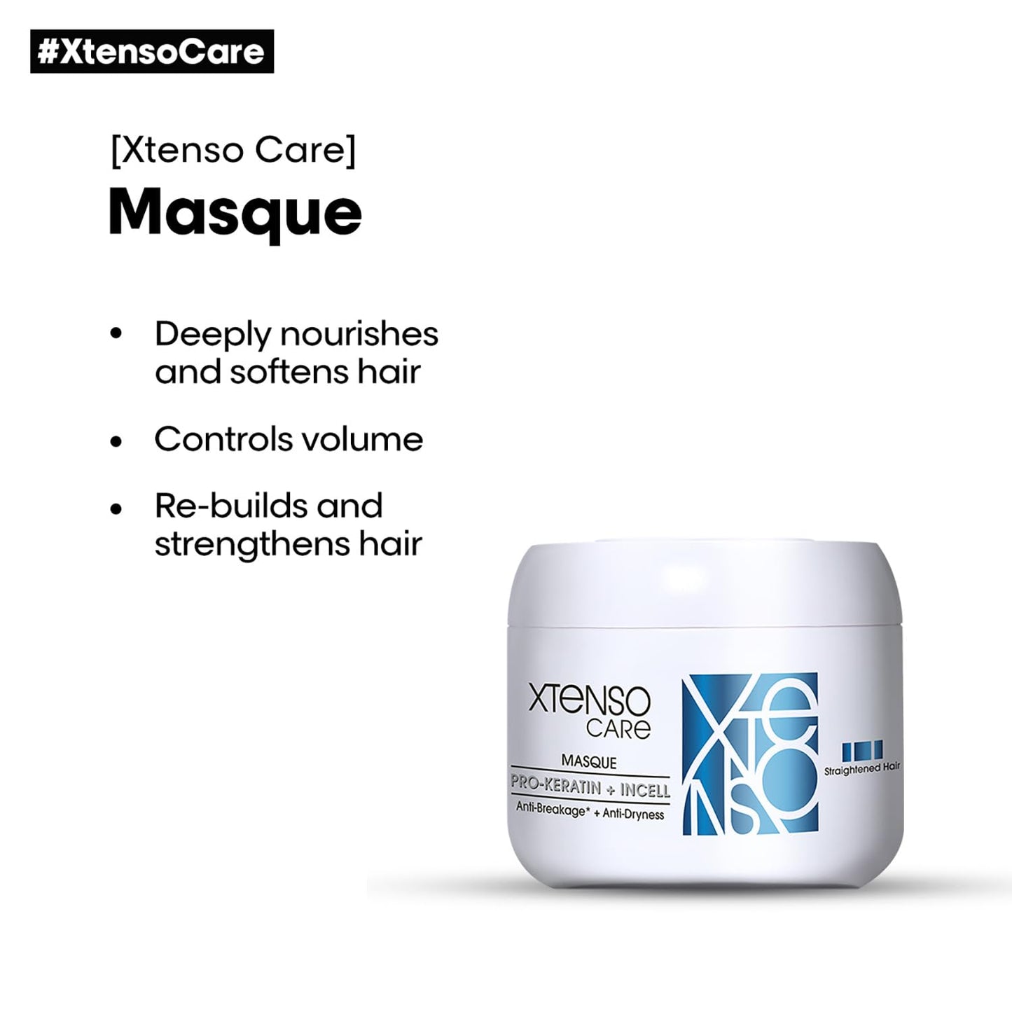 L'Oreal L'oreal Professionnel X-tenso Care Straight Masque - 200ml