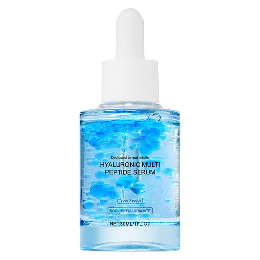 ThamGlow Hyaluronic Multi Peptide Serum for Glowing and Soothing | Lightweight Water Plumping Radiant Facial Serum for All Skin Type, Hydrating Moisturizer, Korean Skincare