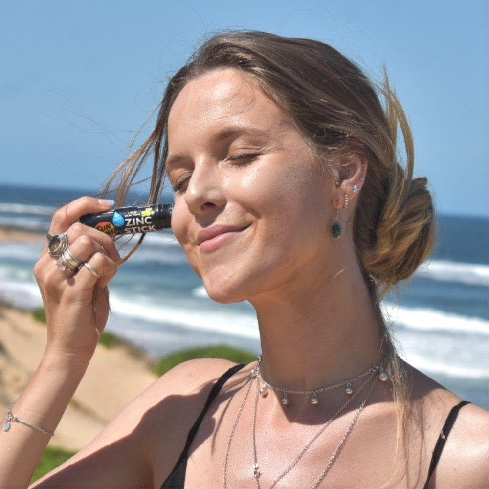Sun Zapper Light Skin Tone Original Zinc Stick SPF 50 + Zinc Oxide Mineral Sunblock Stick for Face