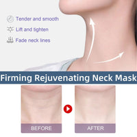 6PCS Firming Rejuvenating Neck Mask,Wrinkle Patches,Neck Mask for Tightening Firming,Forehead Wrin/kles Treatment,Ne/ck Tightening Mas/k with Hyaluronic Acid,Sheet Nec/k Ma/sks for Wrinkl/es