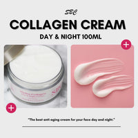 DCF Success SBC Skincare Hydra-Collagen Moisturising Gel 100 ml & Award-Winning Day & Night Cream 100ml Anti-Ageing, Oil-Free Face & Body Moisturiser for Sensitive, Mature Skin