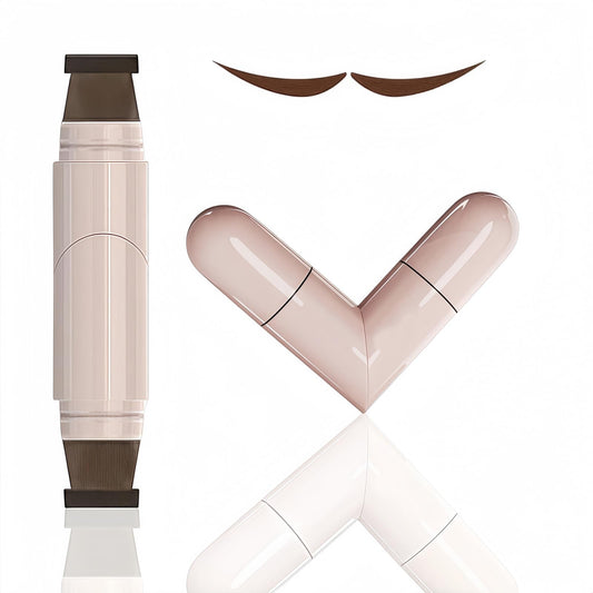 Fankayi Long-Lasting Winged Eyeliner Stamp,Eyeliner Stamp,Waterproof Smudge Proof Long Lasting Liquid Eye Liner,Smudge-Proof Brown Liquid Liner for Women,Winged Eye-liner St-amp,Eye Liner St-amp(Brown)